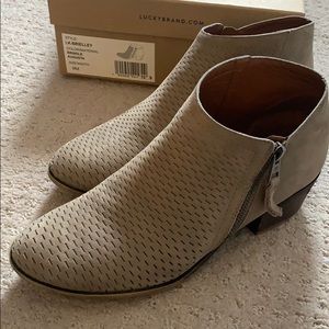 Lucky Brand Booties Sz 9, LK-BRIELLEY in Brindle